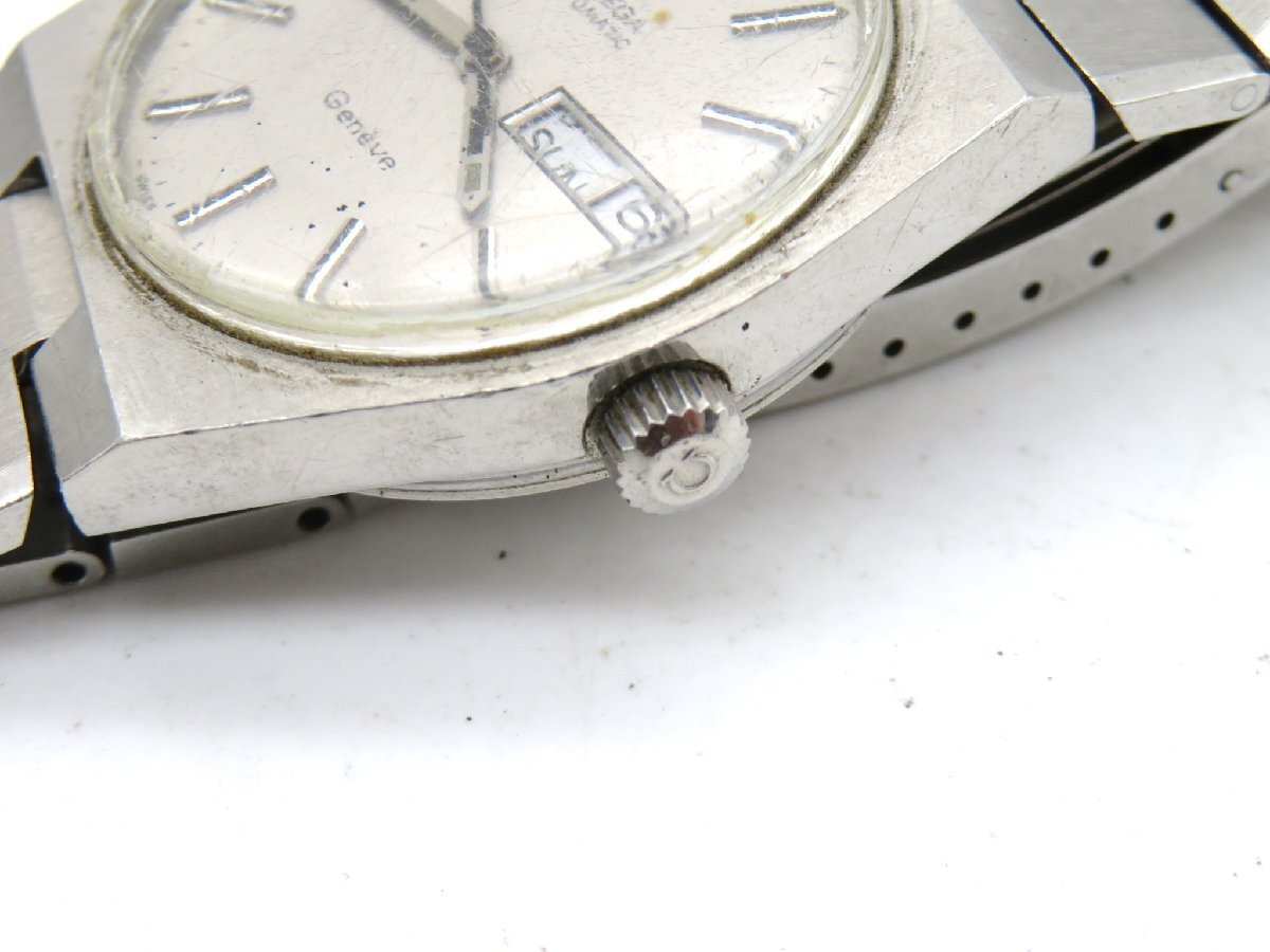 1円■ジャンク■ オメガ ジュネーブ シルバー 自動巻き ユニセックス 腕時計 M44603の画像2
