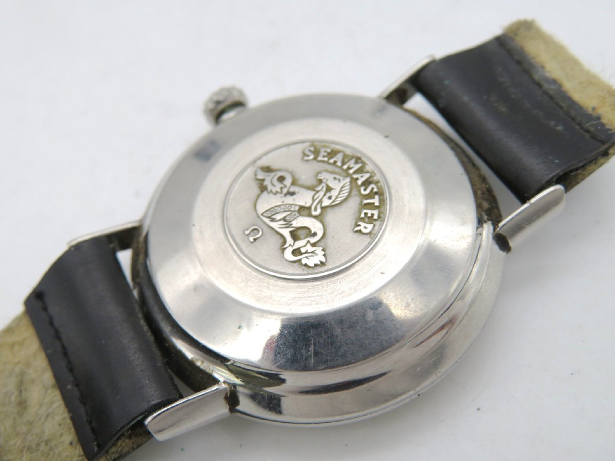1円◆稼働◆ オメガ シーマスター シルバー 自動巻き ユニセックス 腕時計 M42902の画像3