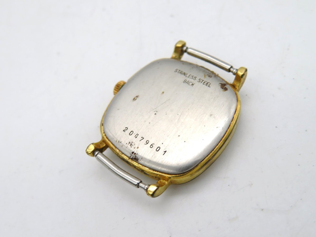 1円■ジャンク■ ロンジン ゴールド クオーツ レディース 腕時計 O177の画像3