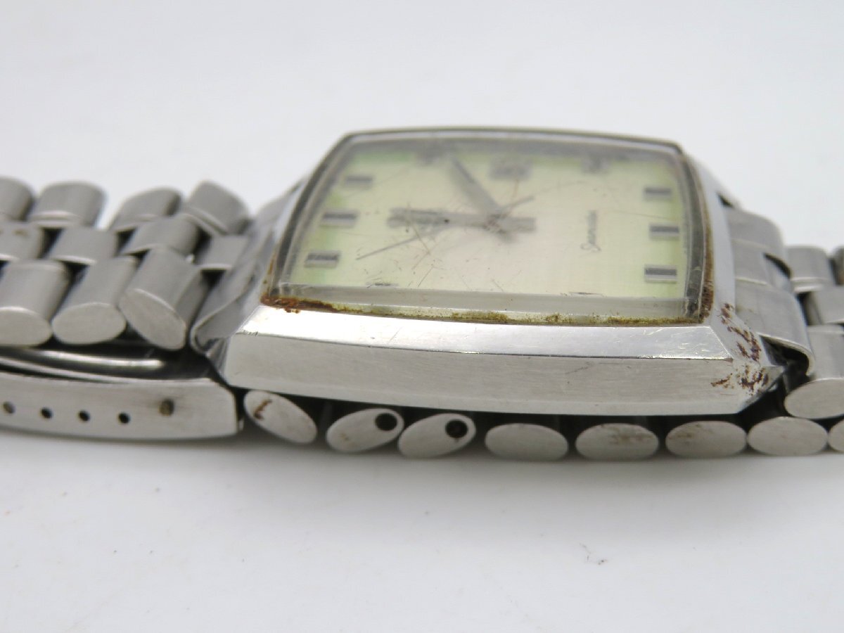 1円◆稼働◆ オメガ シーマスター シルバー 自動巻き ユニセックス 腕時計 O671の画像3