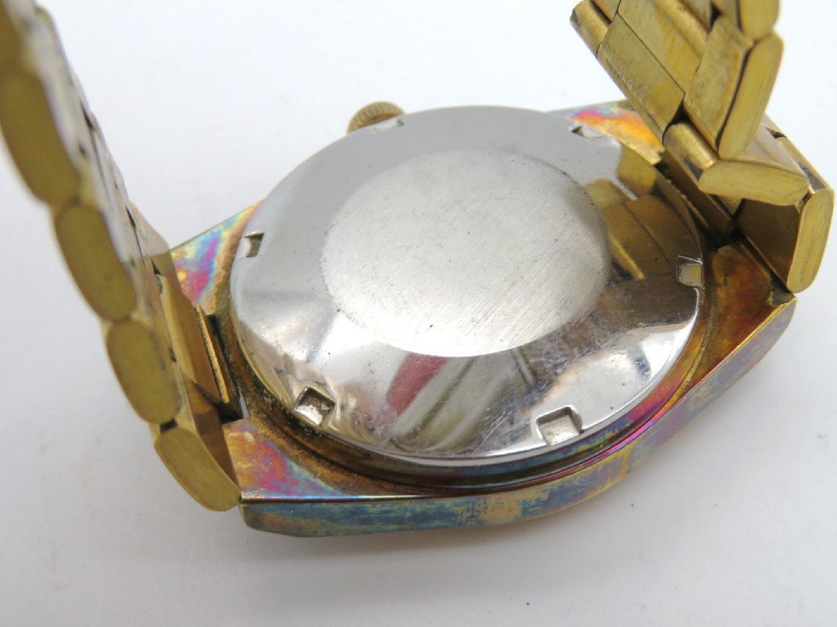1円■ジャンク■ オメガ ジュネーヴ ゴールド 自動巻き ユニセックス 腕時計 M40702の画像4