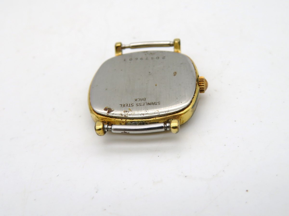 1円■ジャンク■ ロンジン ゴールド クオーツ レディース 腕時計 O177の画像6