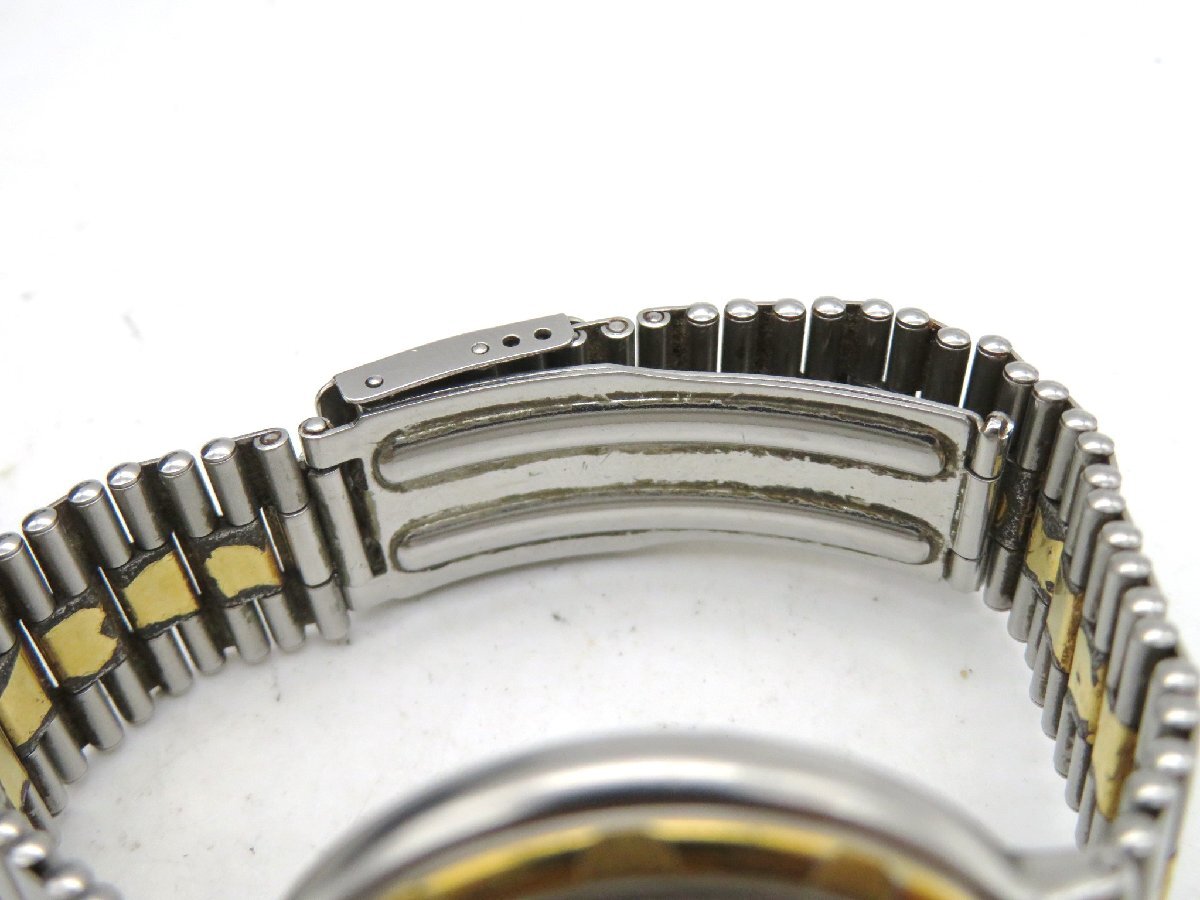 1円■ジャンク■ ロンジン コンクエスト シルバー クオーツ ユニセックス 腕時計 M46203の画像6