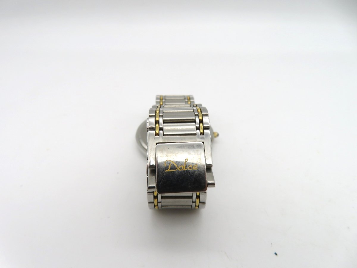 1円◆稼働◆ セイコー ドルチェ ホワイト クオーツ ユニセックス 腕時計 M97305_画像5