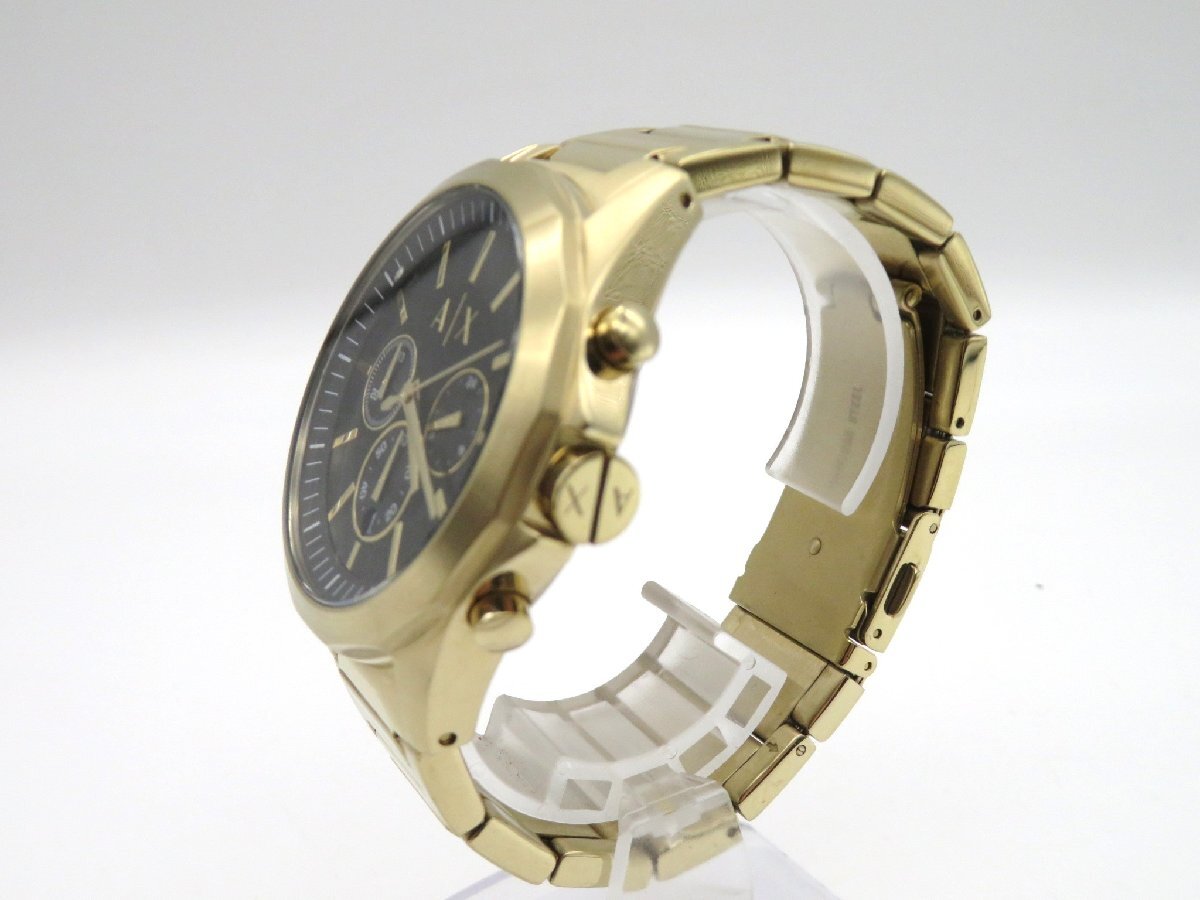 1 иен * работа * Armani Exchange AX2611 черный кварц мужские наручные часы M53202