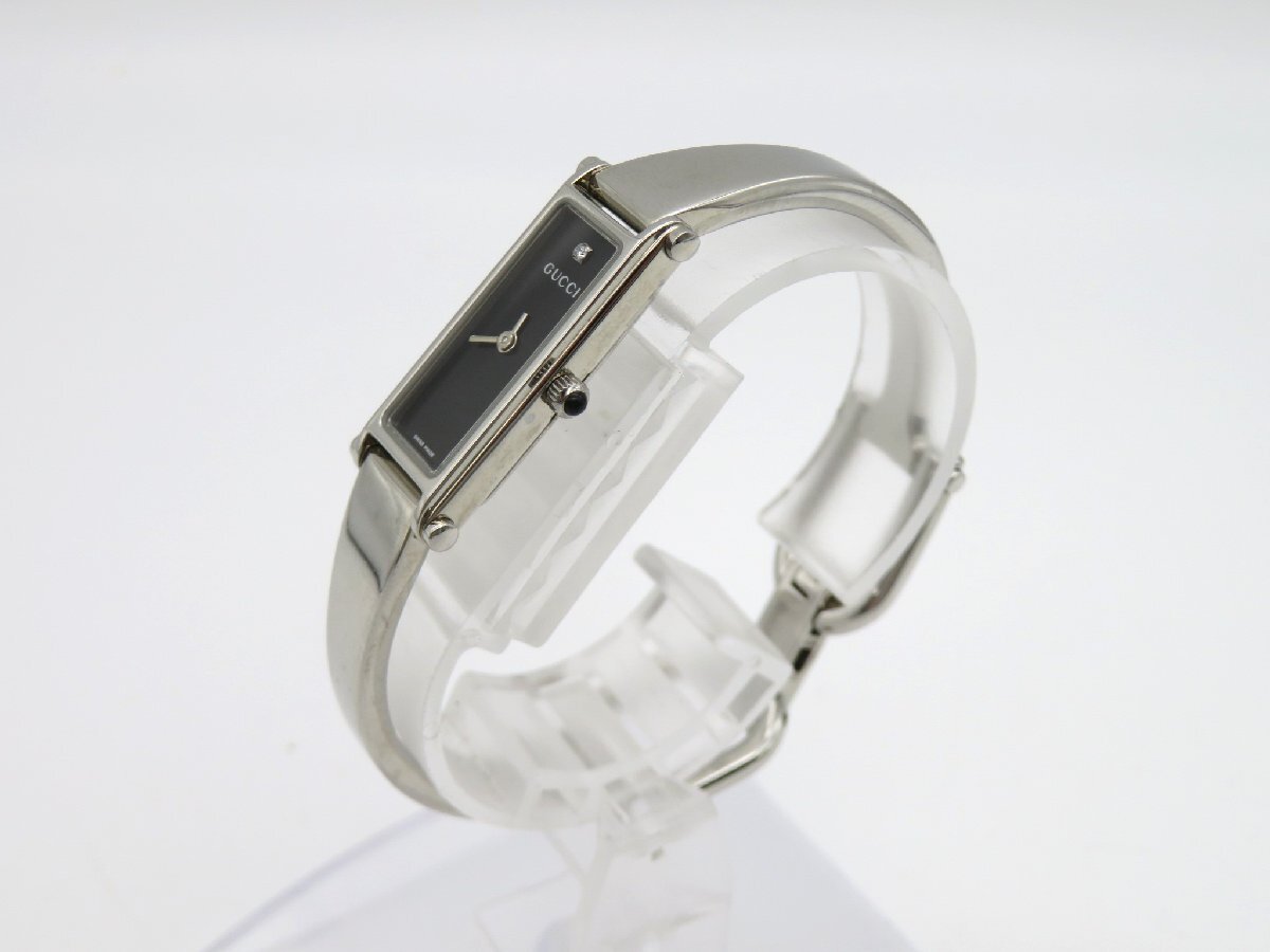 1 иен * работа * Gucci 1500L черный кварц женские наручные часы N12503