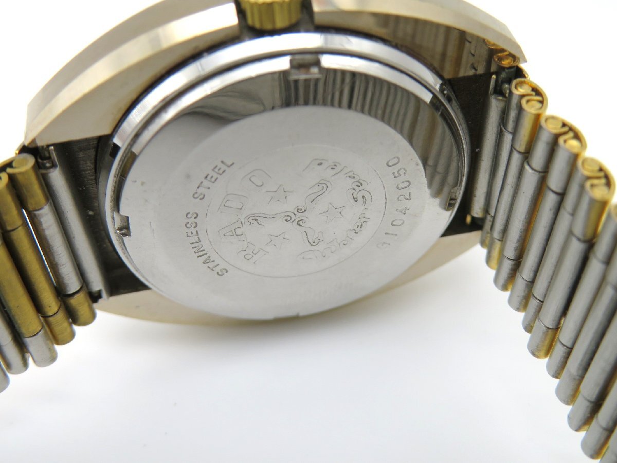 1円◆ジャンク◆ ラドー G1042050 バルボア グレー 自動巻き ユニセックス 腕時計 L52512_画像5