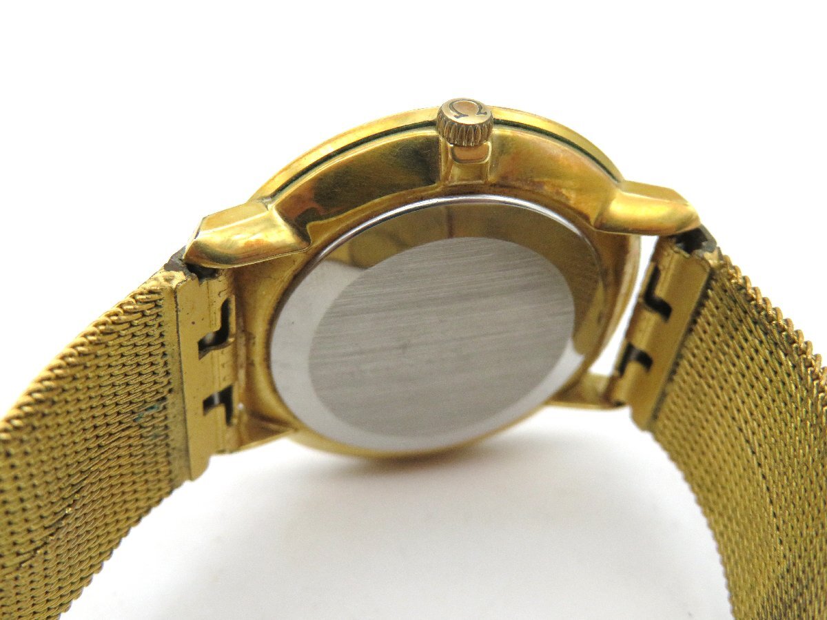 1円◆ジャンク◆ オメガ デヴィル ゴールド 手巻き ユニセックス 腕時計 K83205_画像6