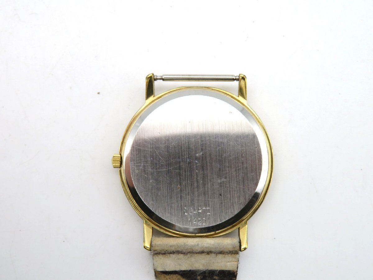 1円◆稼働◆ オメガ シーマスター ホワイト クオーツ ユニセックス 腕時計 L49803_画像6