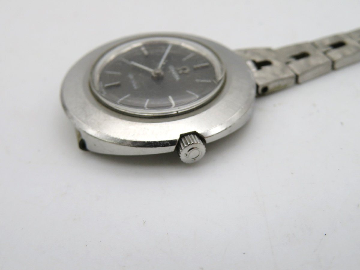 1円◆稼働◆ オメガ デヴィル ブラック 手巻き ユニセックス 腕時計 Ｎ14208_画像2