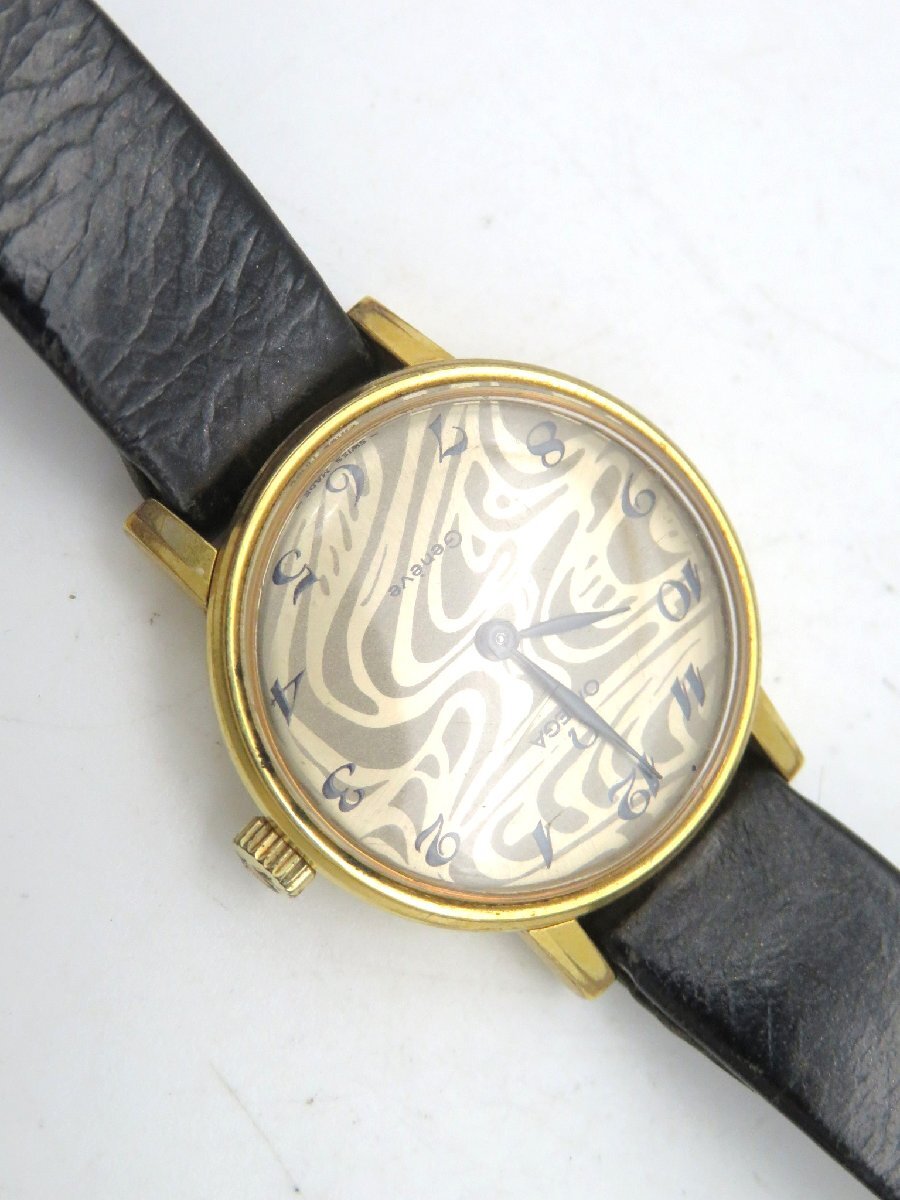 1円◆稼働◆ オメガ ジュネーブ ゴールド 手巻き レディース 腕時計 L25304_画像1