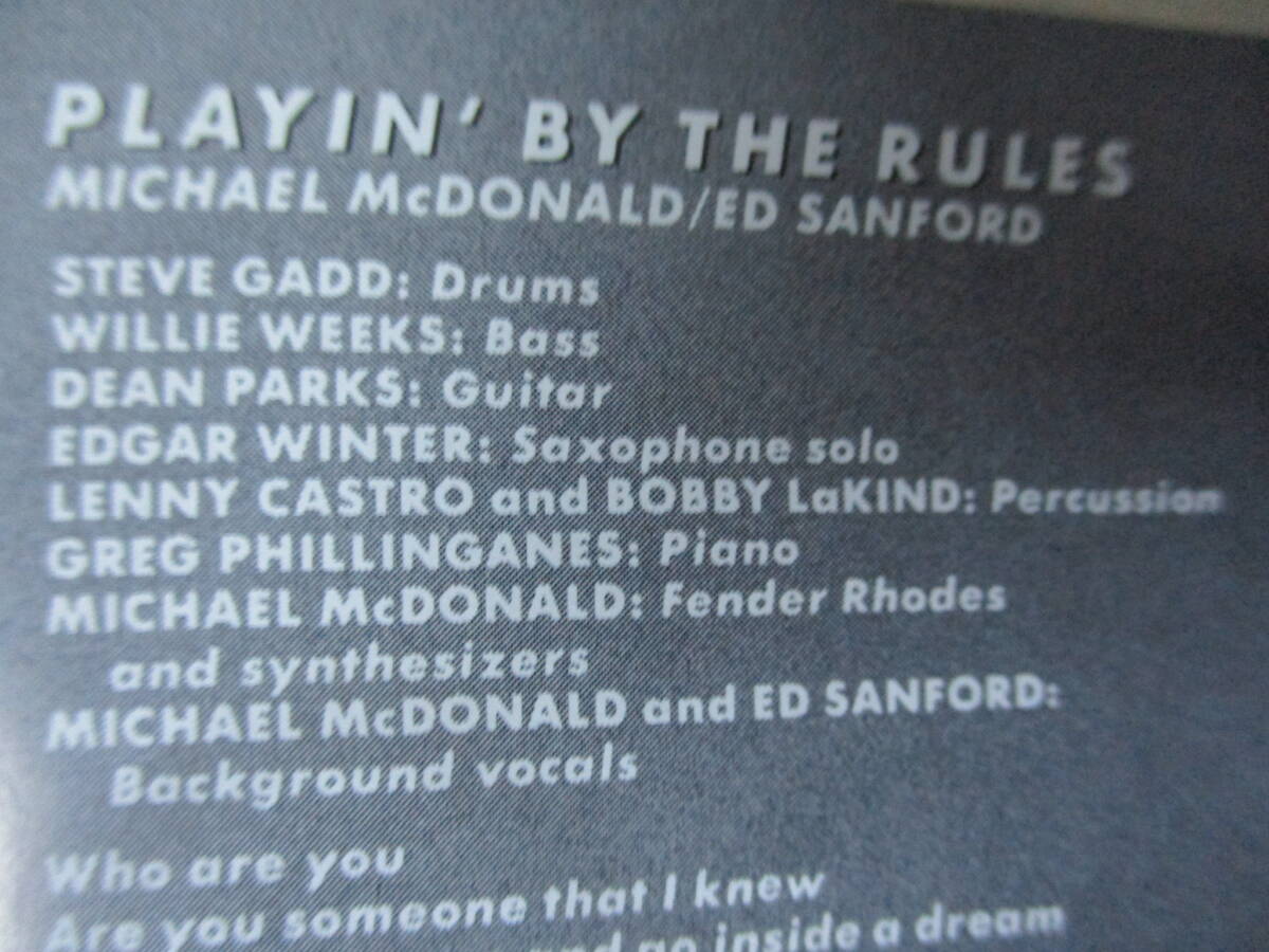 MICHAEL McDONALD One Way Heart(..) *84(original *82) внутренний золотой наклейка с лентой первое издание 38XP-44 запад . производства CD изначальный Doobie Brothers AOR TOTO. участие 