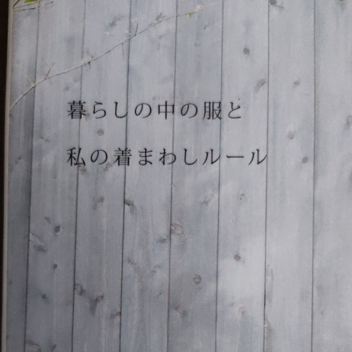 日々のおしゃれ　暮らしの中の服と私の着まわしルール （ナチュリラ別冊） 内田彩仍／著