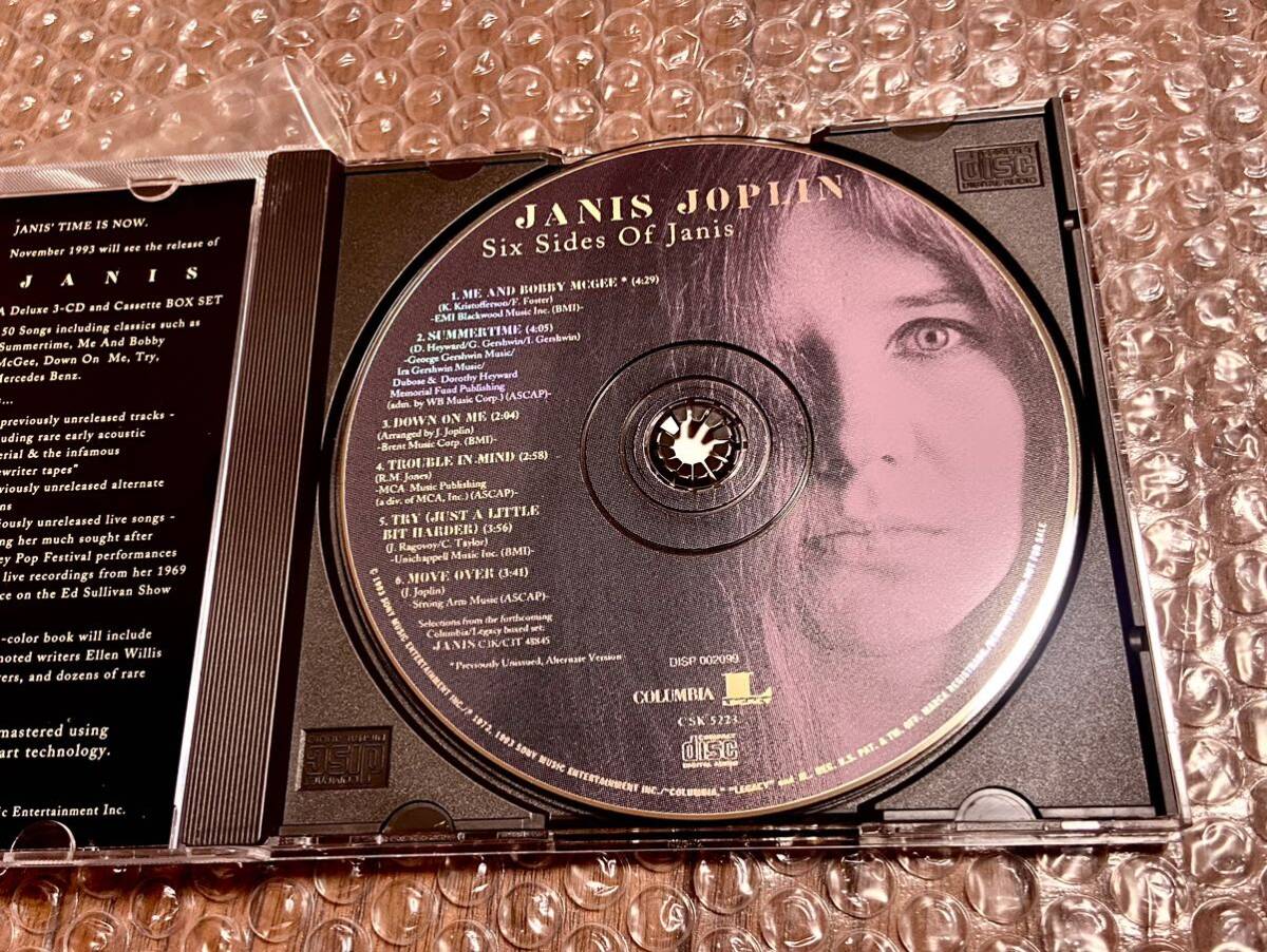 ジャニス・ジョプリン Janis Joplin US特製プロモCD 6曲 1993年 promo only special hits sampler CD 非売品 の画像4