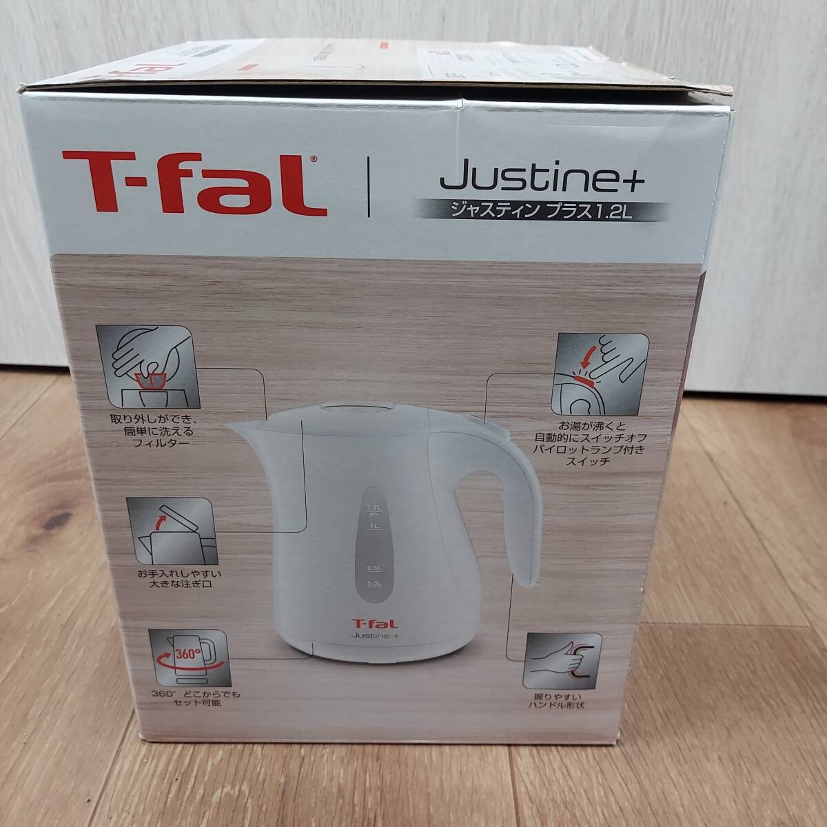 [ unused ] electric kettle T-faL KO4901JP Justin plus white 1.2Lti fur ru(6441)