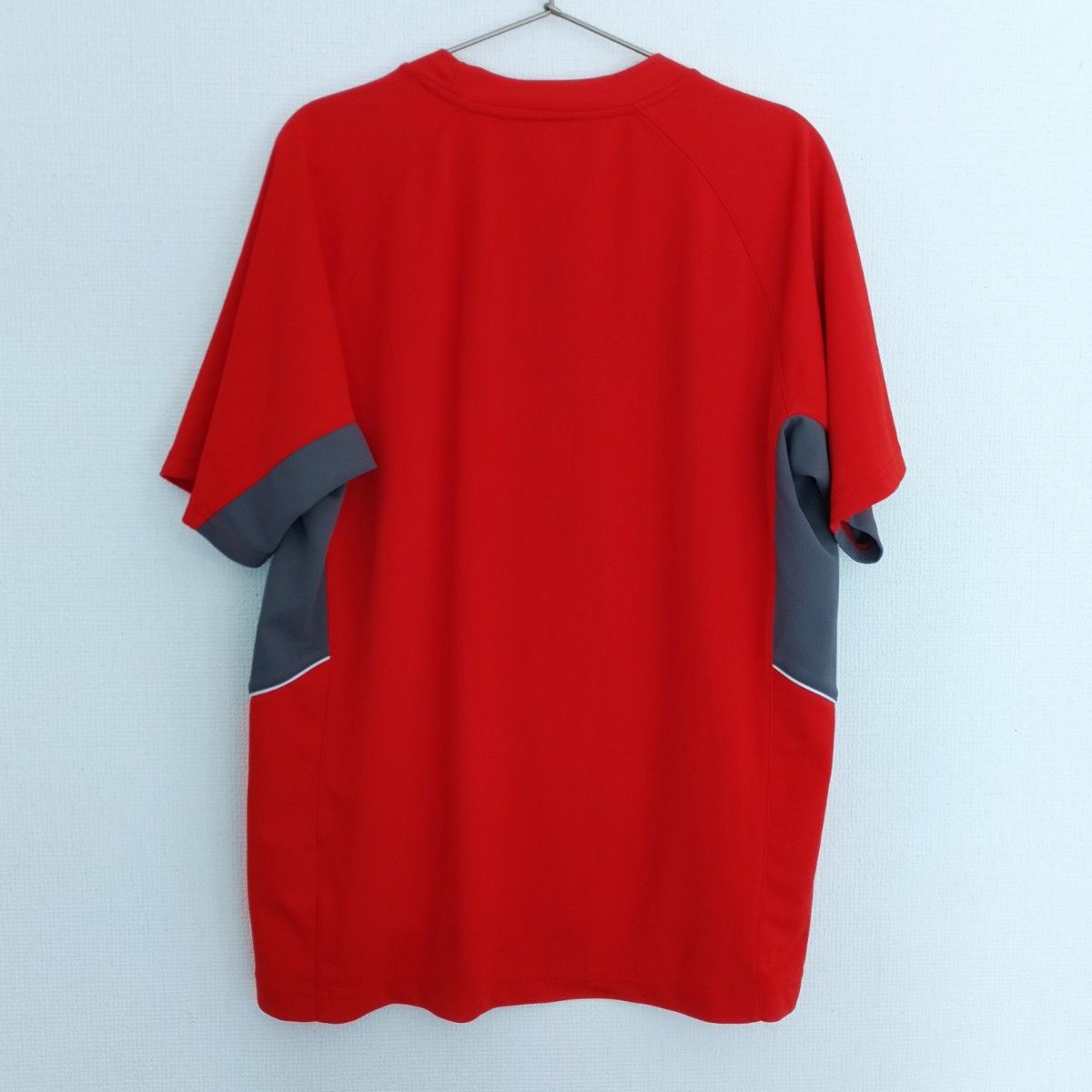 ellesse エレッセ Tシャツ 半袖 赤 スポーツウェア トレーニングウェア トップス テニス バドミントン 夏 メンズ　L