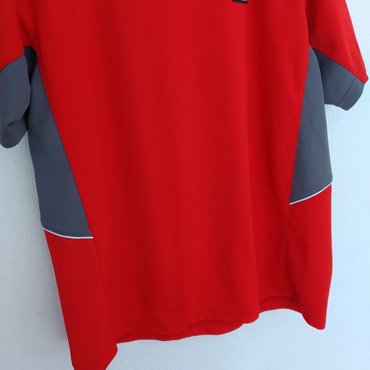 ellesse エレッセ Tシャツ 半袖 赤 スポーツウェア トレーニングウェア トップス テニス バドミントン 夏 メンズ　L