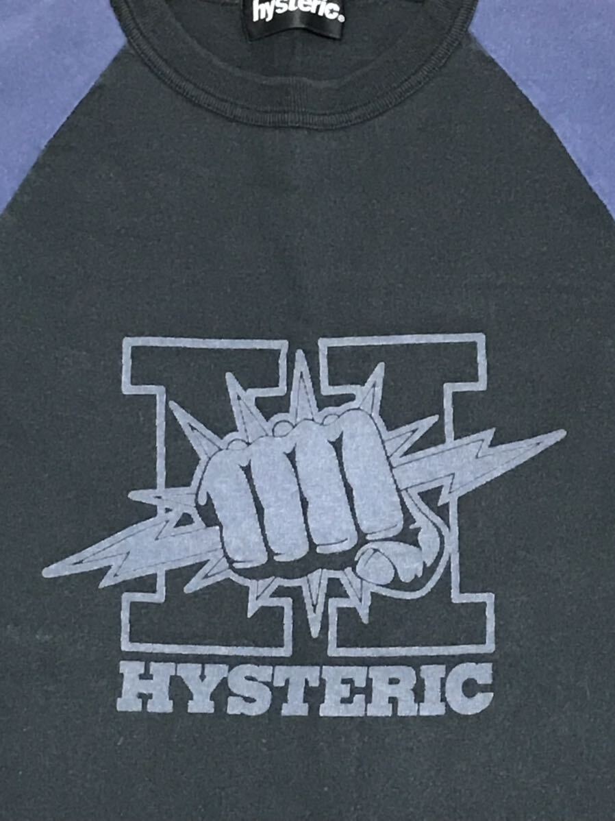 HYSTERIC ヒステリック ロンT 長袖Tシャツ ラグラン Tシャツ _画像3