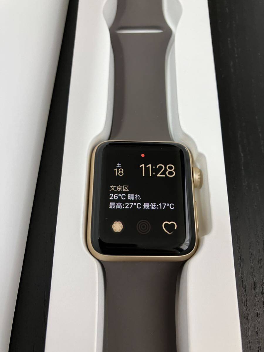 Apple Watch series2 42mm Gold the first period . ending 