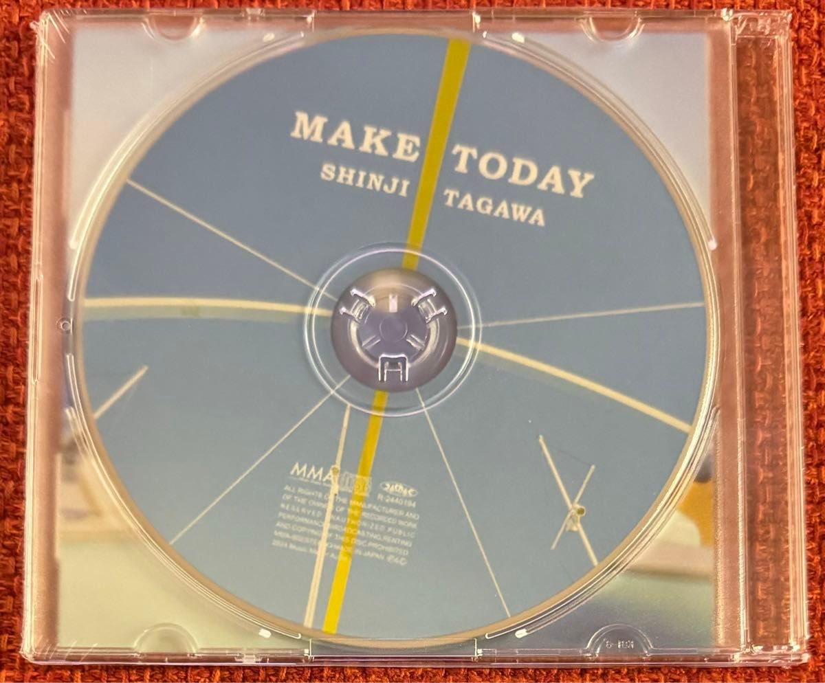 MAKE TODAY【初回盤】／田川伸治 2024.5.15リリース　（※直筆サイン入りポストカード付き）