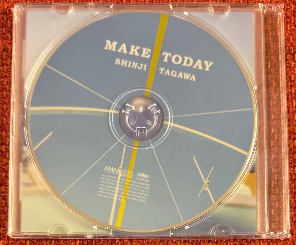 MAKE TODAY【初回盤】/田川伸治 2024 5 15リリース ( 直筆 MAKE TODAY【初回盤】/田川伸治 2024 5 15リリース ( 直筆