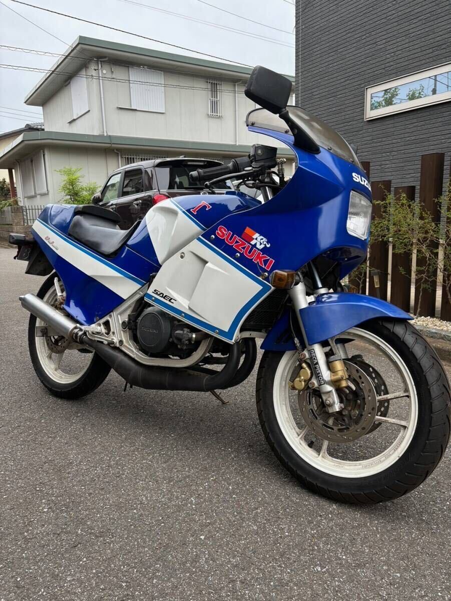 スズキ ＲＧ２５０ガンマ ＧＪ２１Ｂ ４型 実働車 書付の画像1