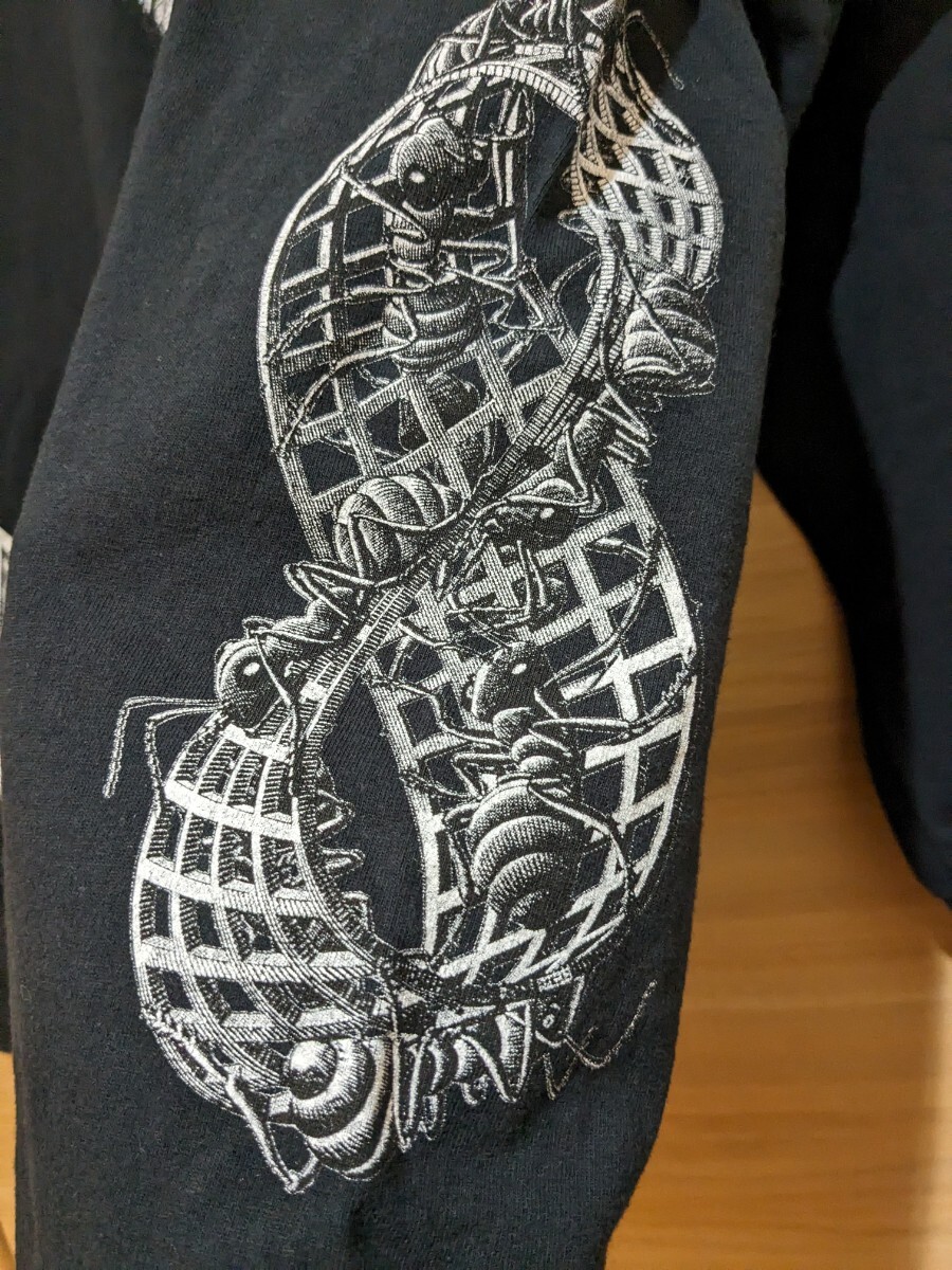 MC Escher　MCエッシャー　エッシャー　ロンT　黒　USA　袖プリ　マルチ　ブラック　Tシャツ　半袖　黒ロンT　サルヴァトーレダリ　ダリ_画像4