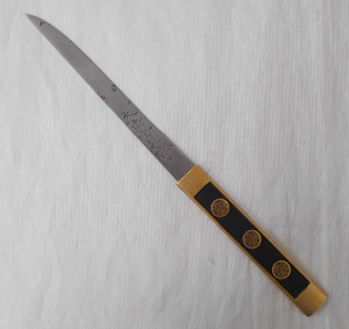 1 jpy ~* large . direct . small sword knife paper-knife tree boxed details unknown secondhand goods *