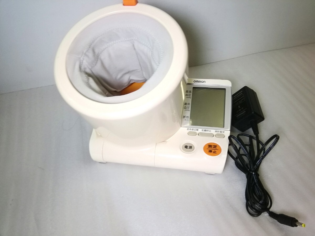  OMRON オムロン　血圧計　上腕式 自動デジタル血圧計 HEM-1000 スポットアーム 　動作品　中古_画像1