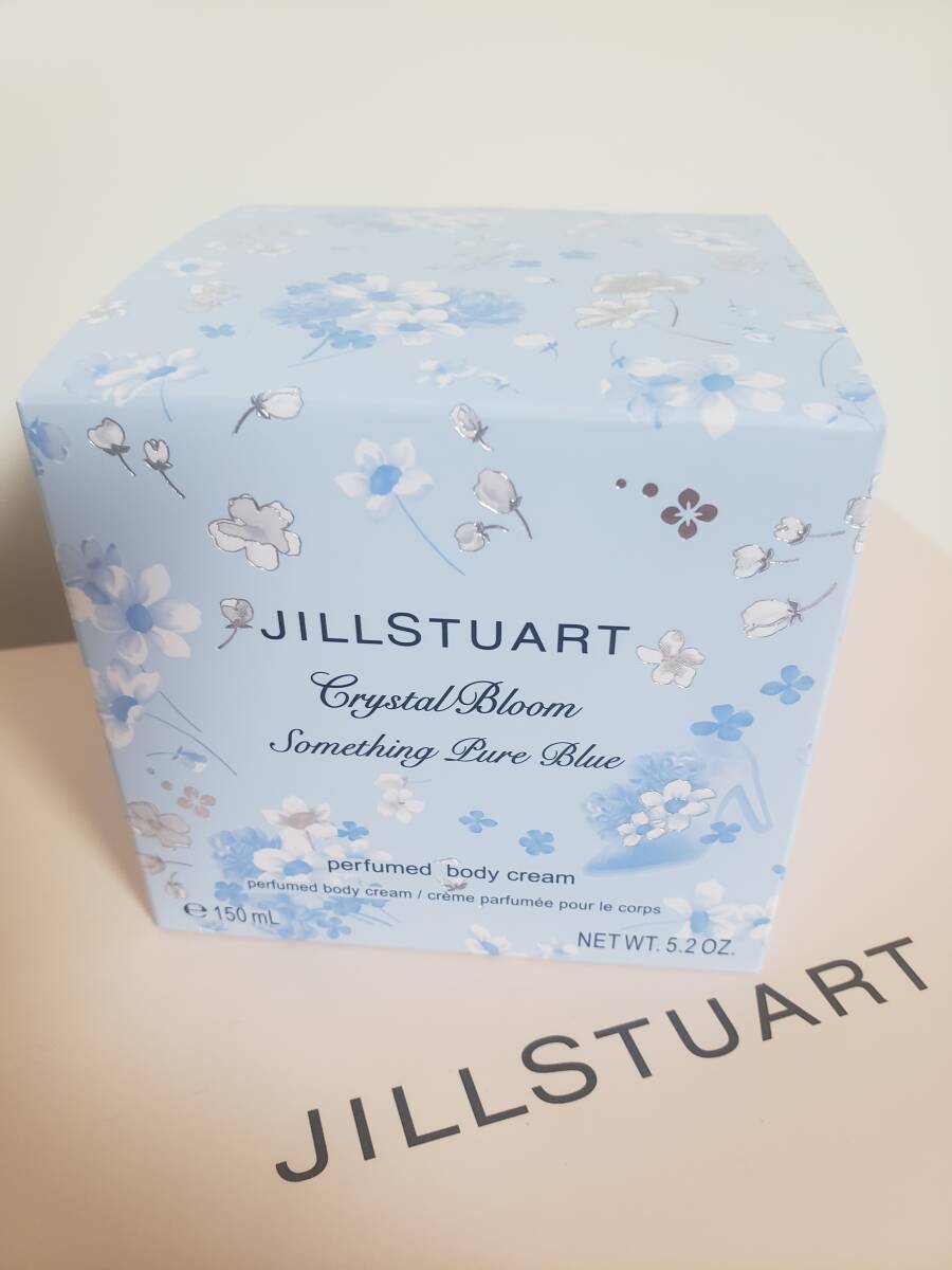 新品★JILL STUART ジルスチュアート クリスタルブルーム サムシングピュアブルー パフュームド ボディクリーム 150ml♪★限定品_画像1