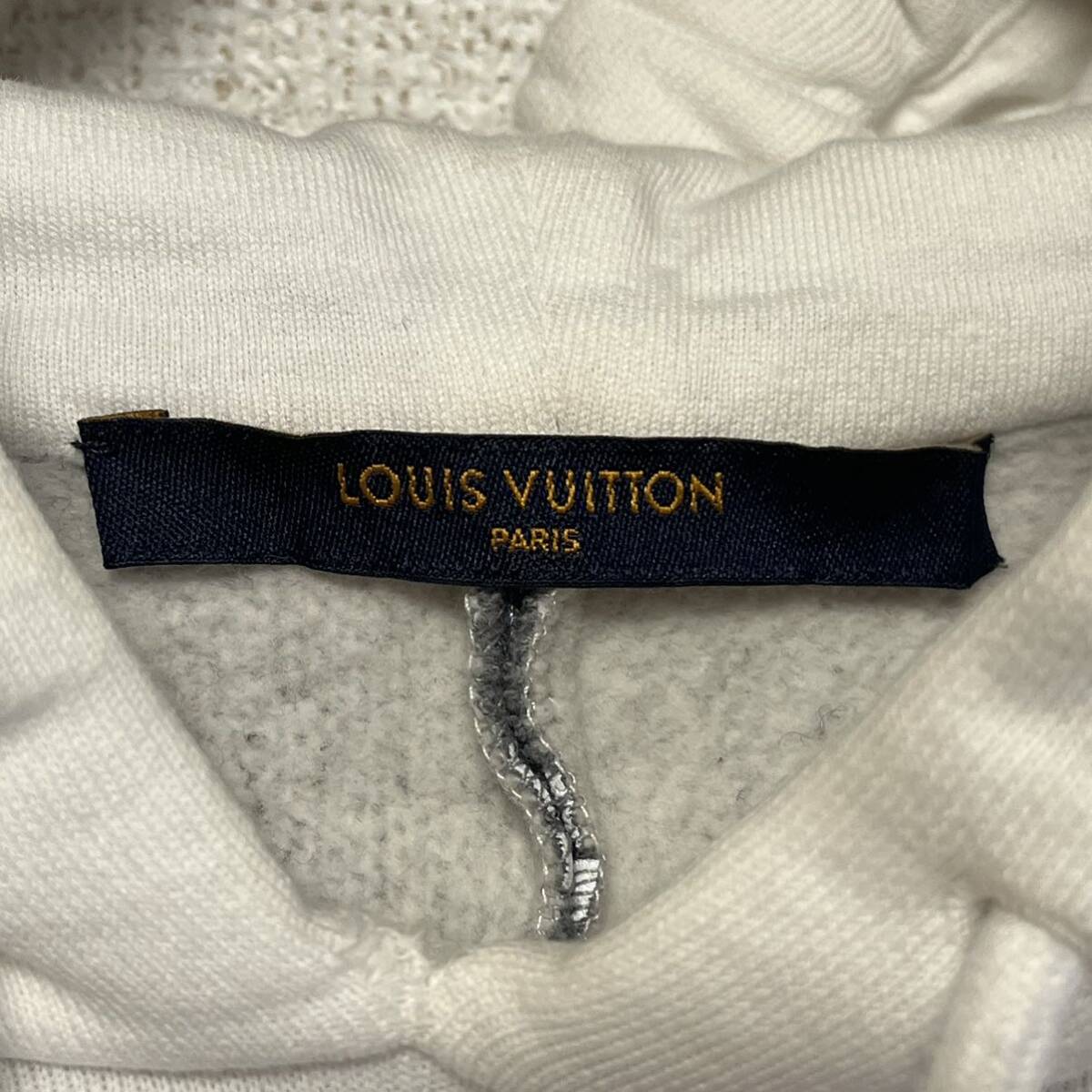 国内正規品 Louis Vuitton モノグラム サークルカットスウェットパーカー RM201M RLE HIY10W ルイヴィトン MONOGRAM SWEAT FOODIE XL_画像5