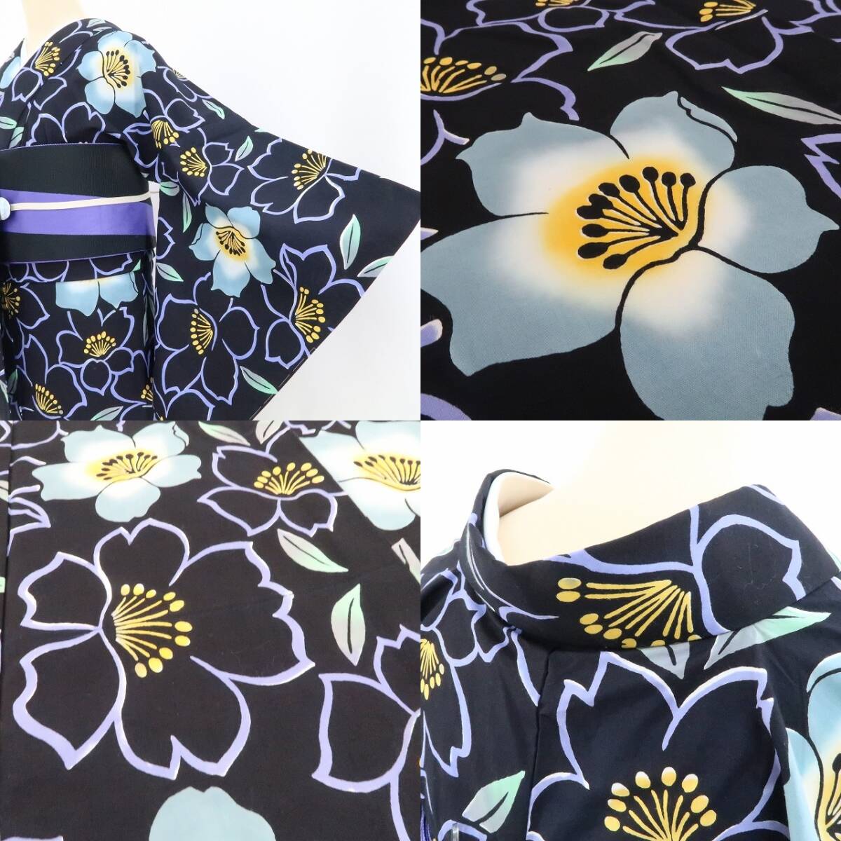 tomihisa 新品 竺仙 夏着物 仕付け糸付“心地よいしじまを友と tomihisa 新品 竺仙 夏着物 仕付け糸付“心地よいしじまを友と