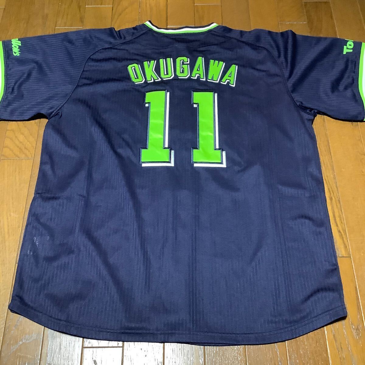 東京ヤクルトスワローズ 奥川恭伸 ビジターユニフォーム Lサイズ 東京ヤクルトスワローズ 奥川恭伸 ビジターユニフォーム Lサイズ