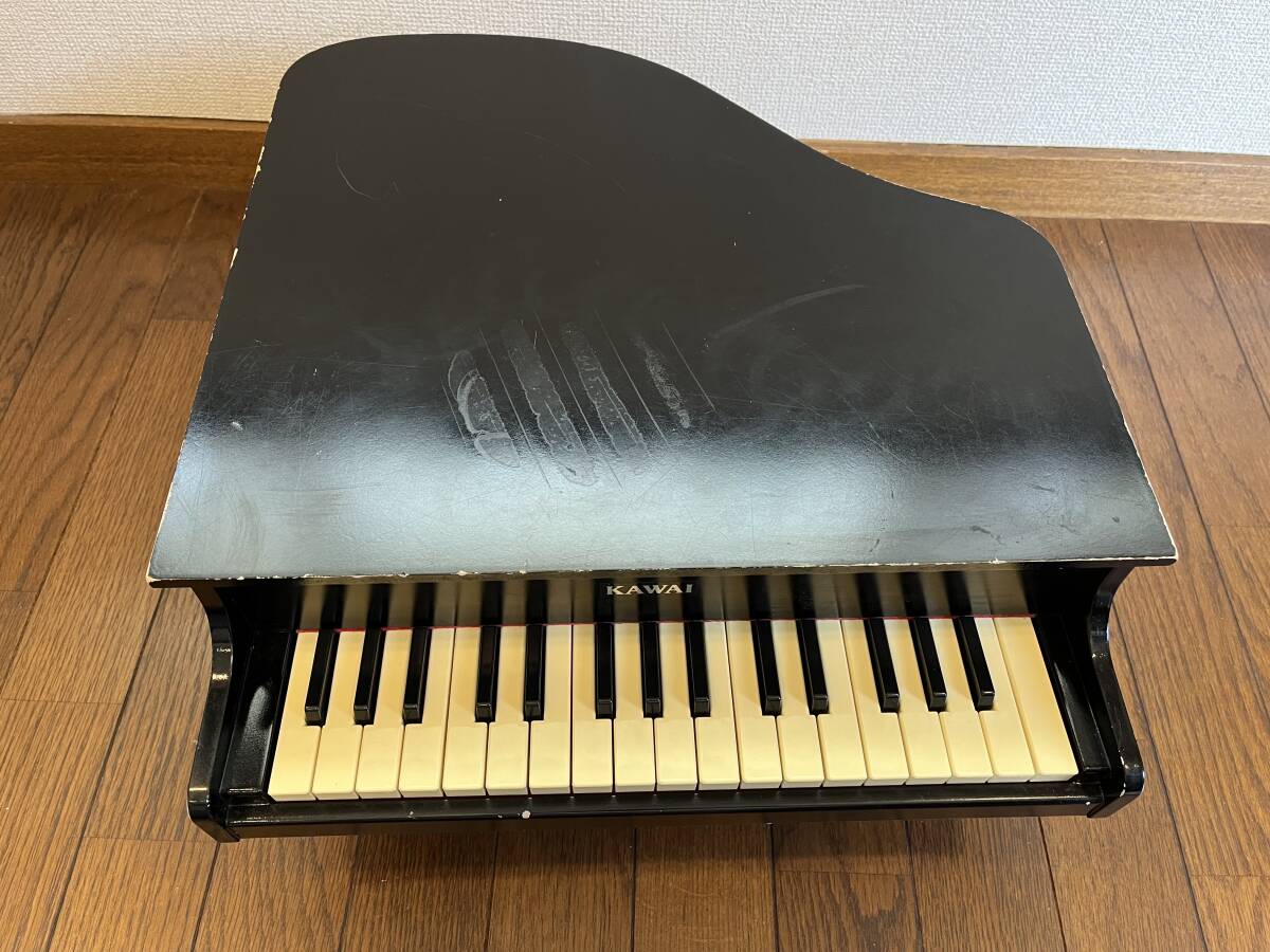 カワイ楽器 KAWAI Grand Piano グランドピアノ 32鍵盤 ミニピアノ ブラック 1114_画像9