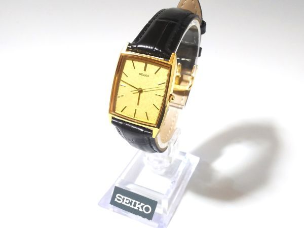 【Iy1☆】SEIKO/セイコー◇Chariot/シャリオ/9021-5340/SCJB714◇1986年製♂3針クオーツ/新品ベルト/美品の画像5