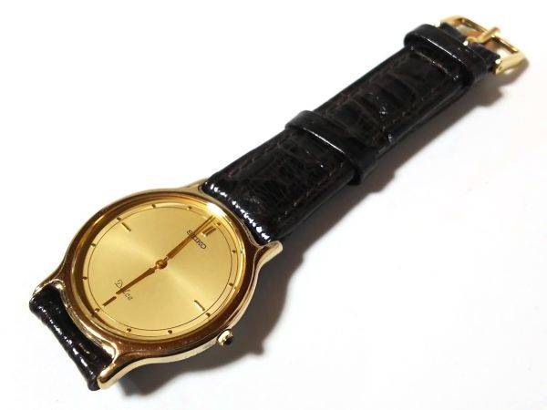 【Na3☆】SEIKO/セイコー◇DOLCE/ドルチェ/9530-6000/SACT006◇1986年製♂2針クオーツ/耐磁仕様60G/美品_画像8