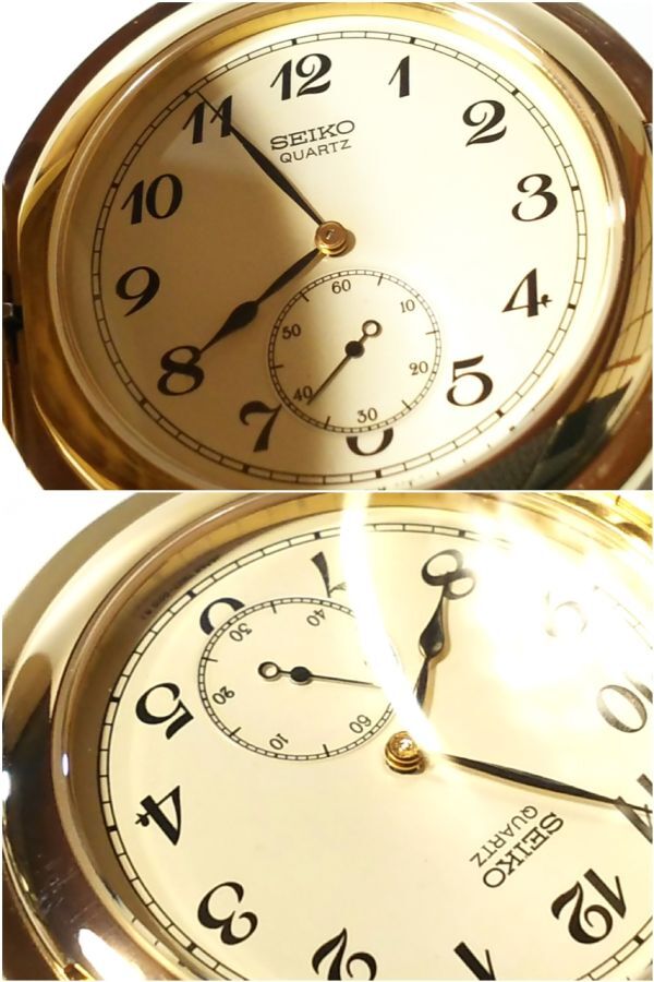 【Sh3】SEIKO/セイコー◇PocketWatch/7N07-001A/SAPBO1H◇2003年製/贈 内閣総理大臣/42㎜/懐中時計/美品_画像2