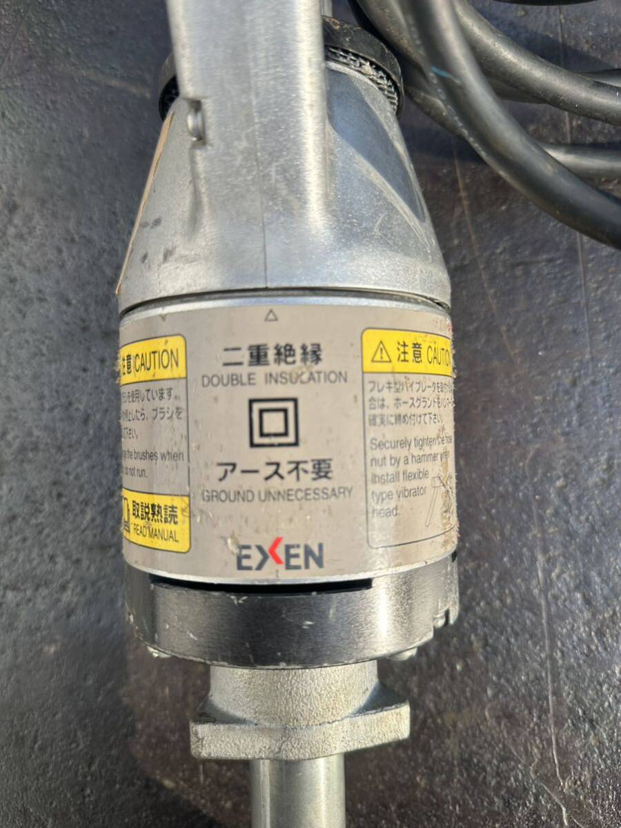 D1M6. EXEN 軽便バイブレーターE28FP 100V 50/60 Hz_画像5