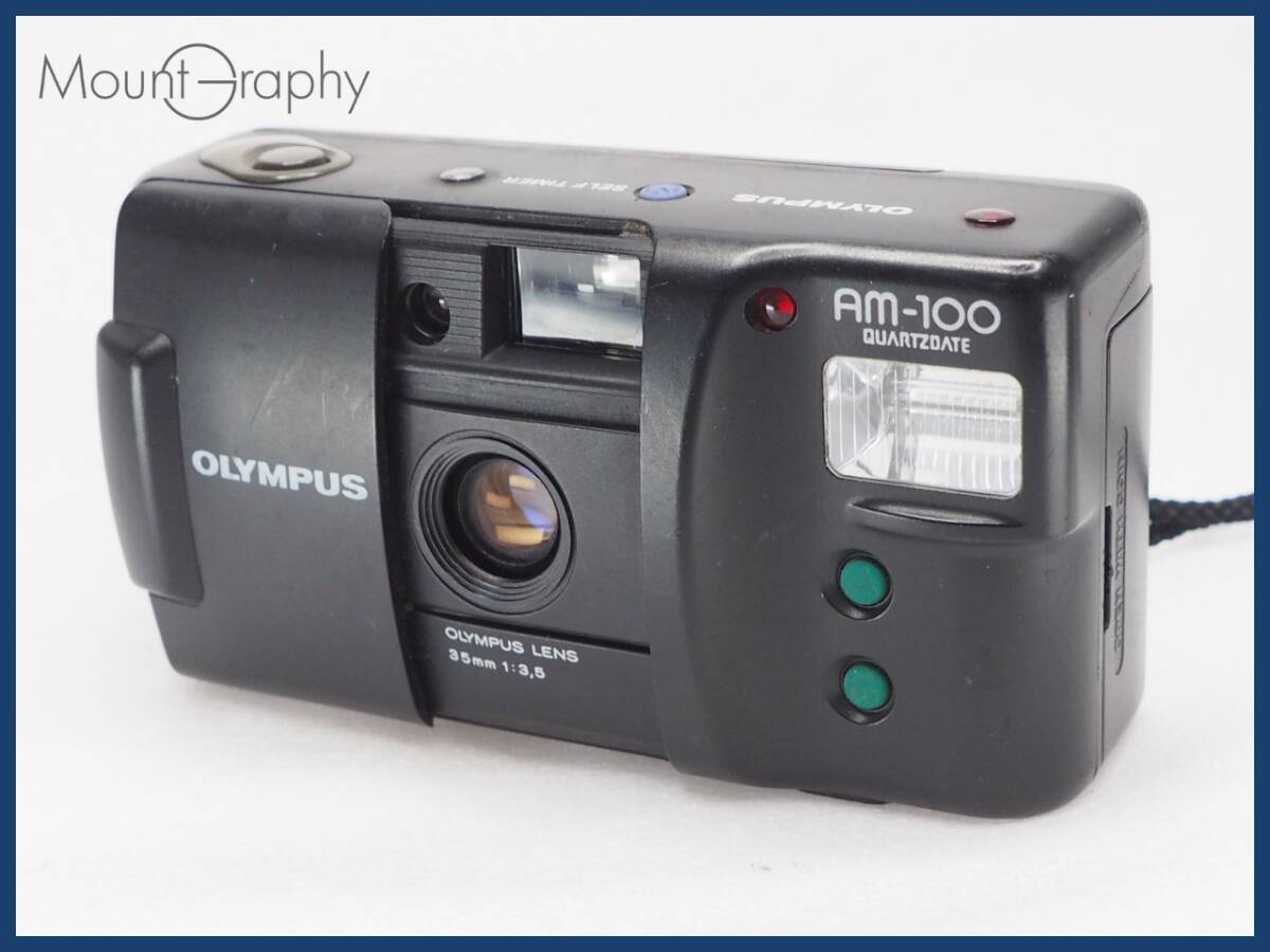 ★良品★ OLYMPUS オリンパス AM-100 QUARTZDATE ★完動品★同梱可 #i6644r_画像1