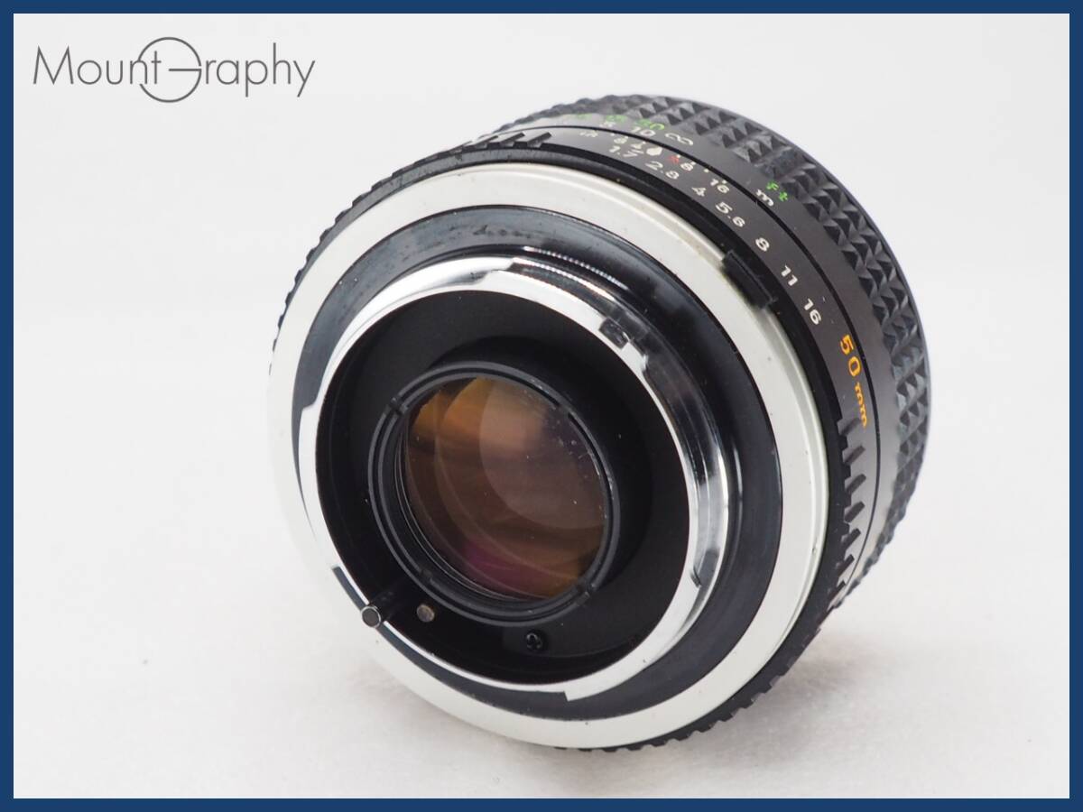 ★実用美品★ MINOLTA ミノルタ MC ROKKOR-PF 50mm F1.7 ★完動品★同梱可 #i7091_画像2