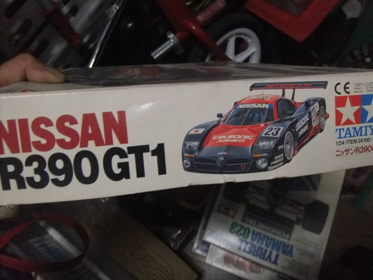 当時品　1997年　TAMIYA 田宮 NISSAN R390 GT1 ニッサン 日産 GTカー プラモデル 未組_画像2