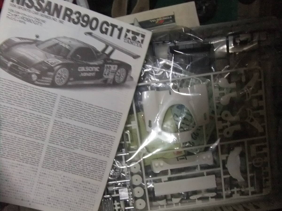 当時品 1997年 TAMIYA 田宮 NISSAN R390 GT1 ニッサン 日産 GTカー プラモデル 未組の画像5