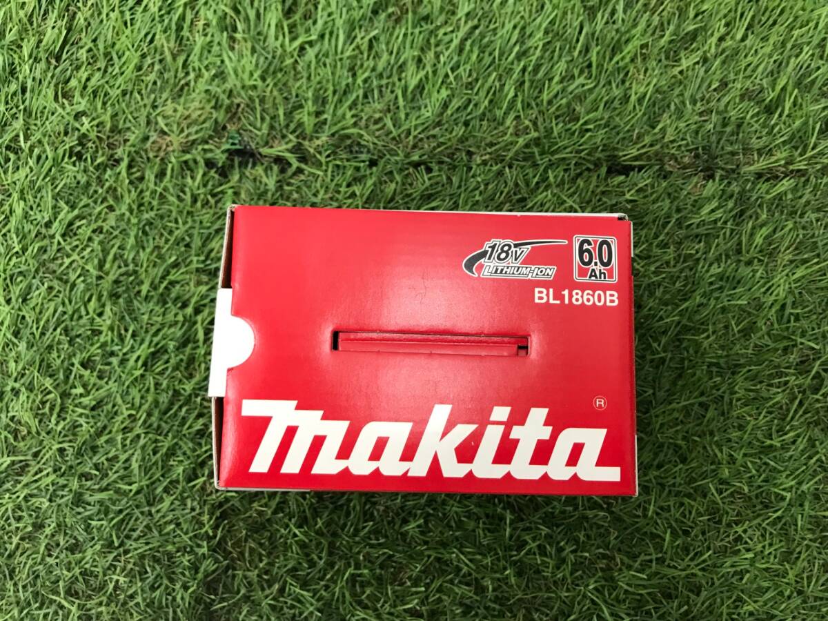 【未使用】★makita(マキタ) 18V6.0Ahリチウムイオンバッテリー残量表示付 BL1860B (A-60464)　ITJKF94KFBI0_画像2