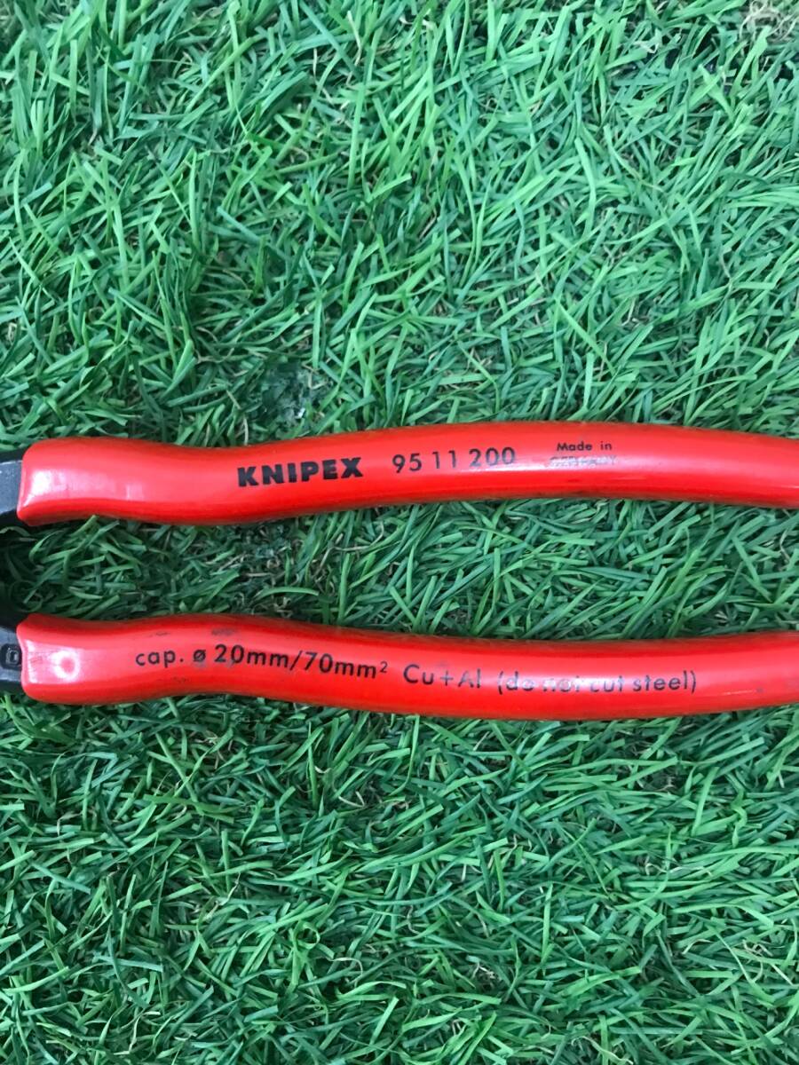 【中古品】★KNIPEX クニペックス ケーブルカッター 9511-200 IT22GSFY61ATの画像3