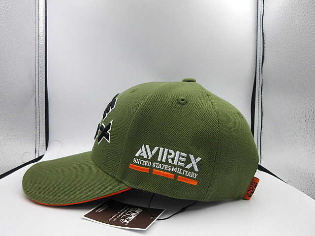 新品 AVIREX/アヴィレックス キャップ 20SS-A12 カーキ フリー_画像3