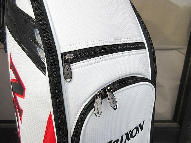 M 未使用品 ダンロップ SRIXON スリクソン GGC-S166 キャディバッグ 9.5型 ホワイト_画像8