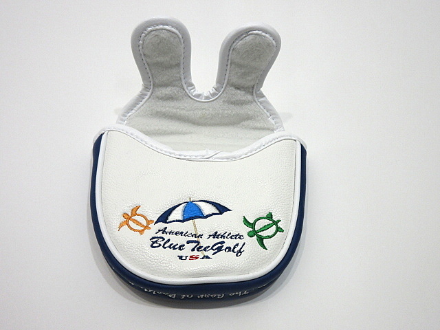 新品 BLUE TEE GOLF/ブルーティーゴルフ サンタ オン ザ ビーチ マレット用 パターカバー ネコポス便対応_画像2