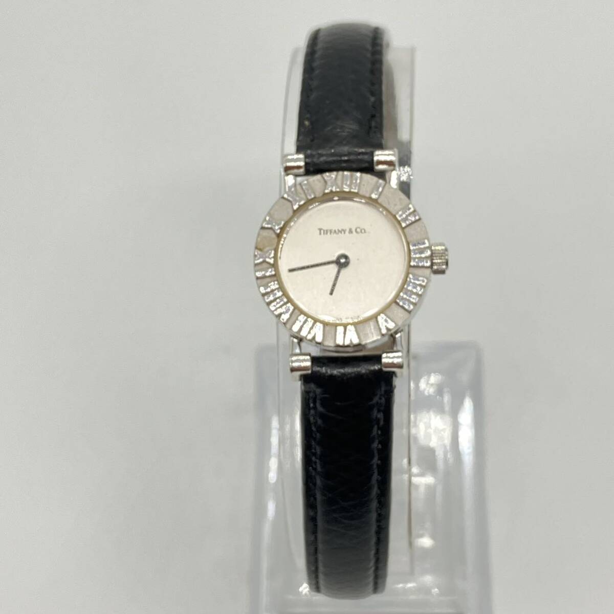 1 jpy ~ 4F Tiffany&Co. Tiffany wristwatch STENLES SILVER925 REF. S0640 010100874 ND286753 silver 925 stamp quartz operation not yet verification 