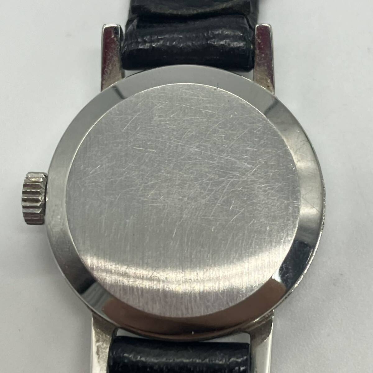 1 jpy ~ 4* OMEGA Omega wristwatch hand winding wristwatch operation verification ending june-b belt crack equipped hand winding Vintage silver face operation goods 