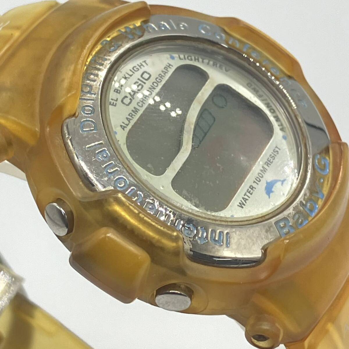 1円〜 4M CASIO Baby-G 腕時計 カシオ 2047 BG-1000K クオーツ QUARTZ腕時計 動作未確認 ステンレススティール ブランド ドルフィン _画像6